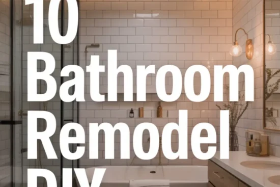 10 Bathroom Remodel DIY Ideas for a Modern Master Bath