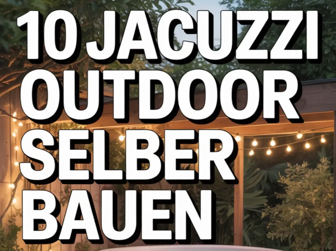 10 Jacuzzi Outdoor Selber Bauen