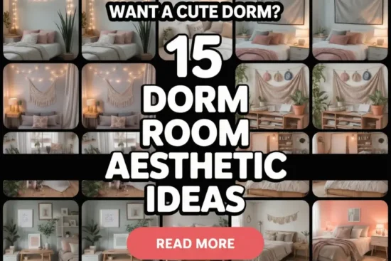 12 Dorm Room Aesthetic Ideas for a Cozy College Setup