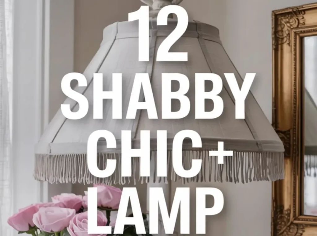 12 Shabby Chic Lamp Ideas to Add Vintage Charm to Any Room