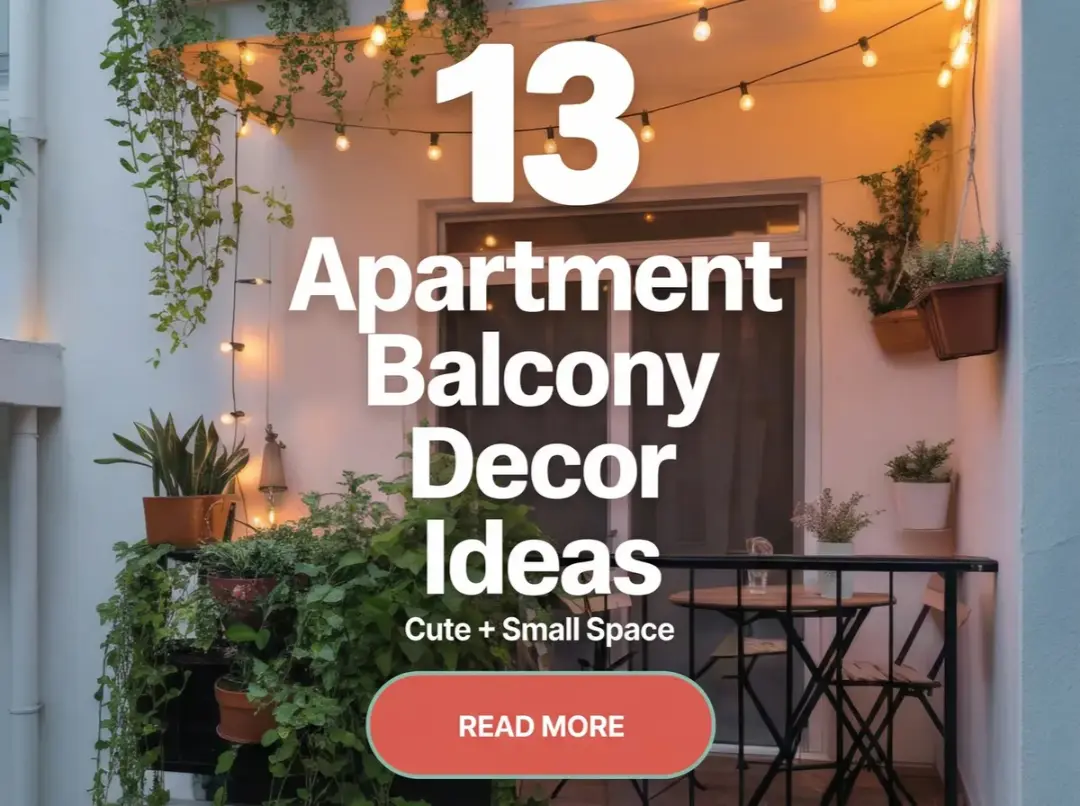 13 Apartment Balcony Decor Ideas (Cute + Small Space)