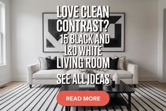 15 Black And White Living Room Decor