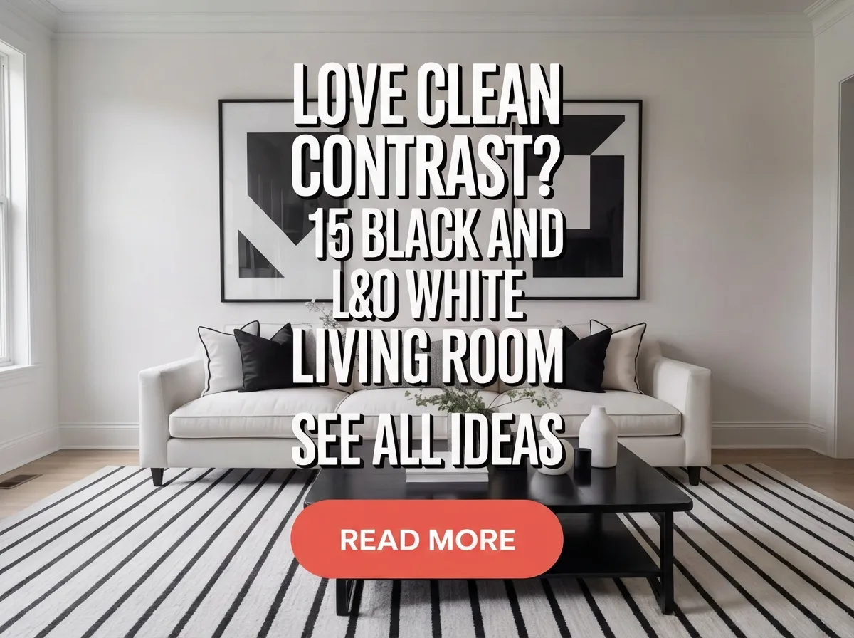 15 Black And White Living Room Decor