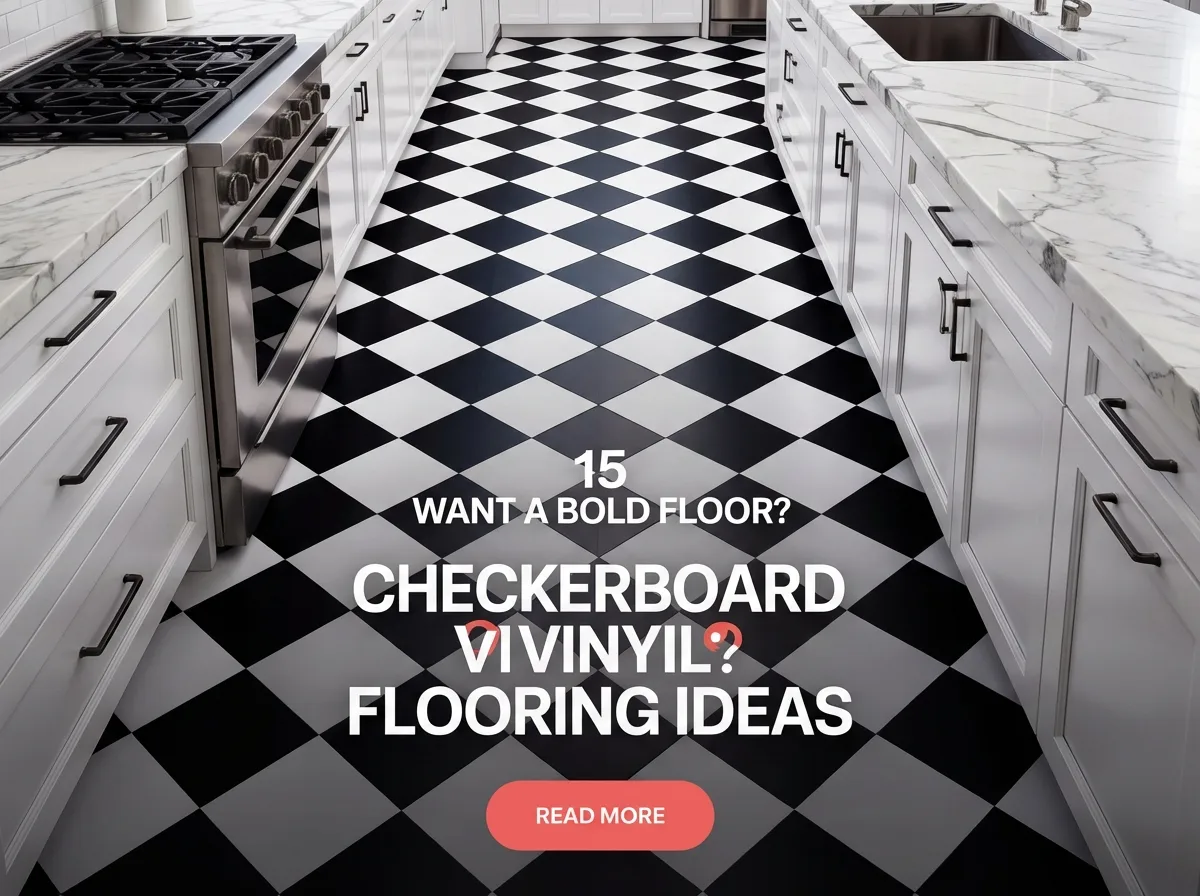 15 Checkerboard Vinyl Flooring