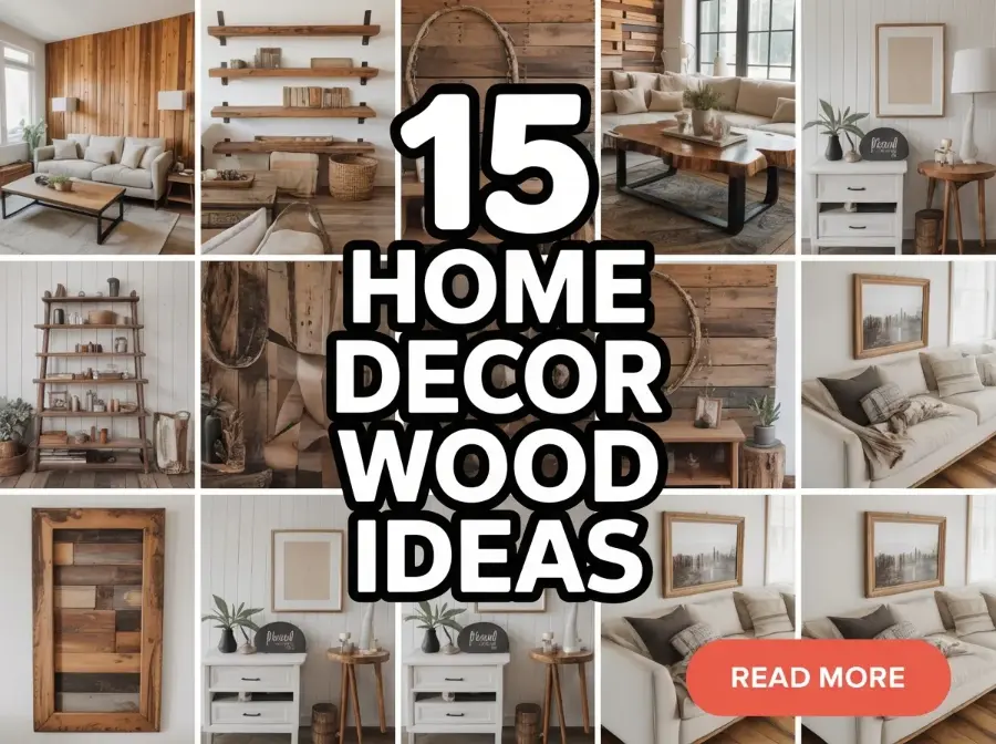 15 Home Decor Wood Ideas