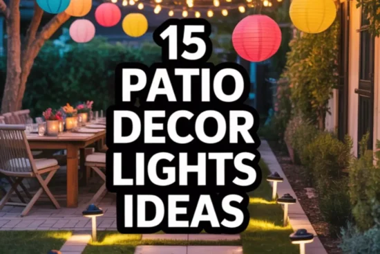 15 Patio Decor Lights Ideas