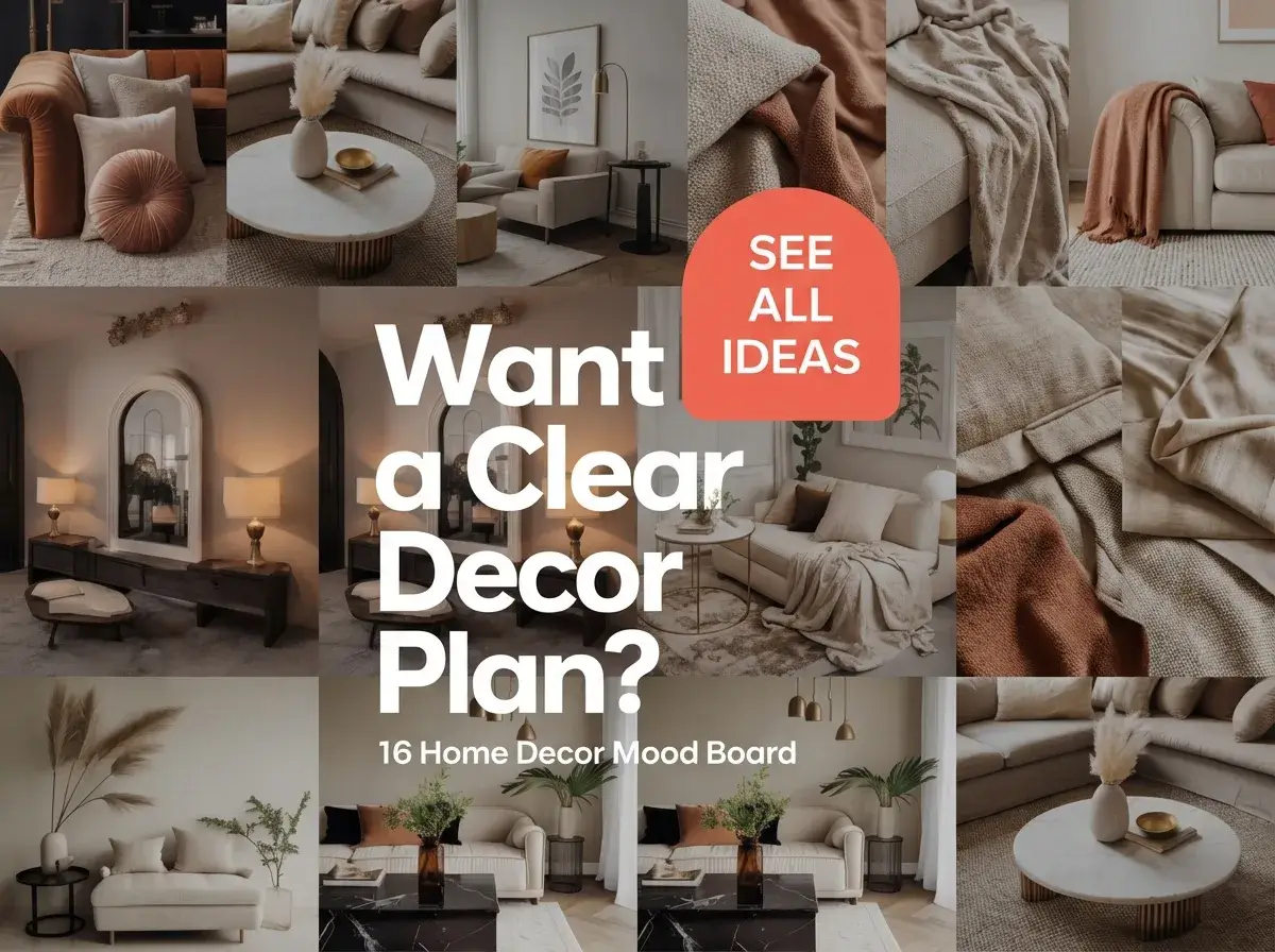 16 Home Decor Mood Board