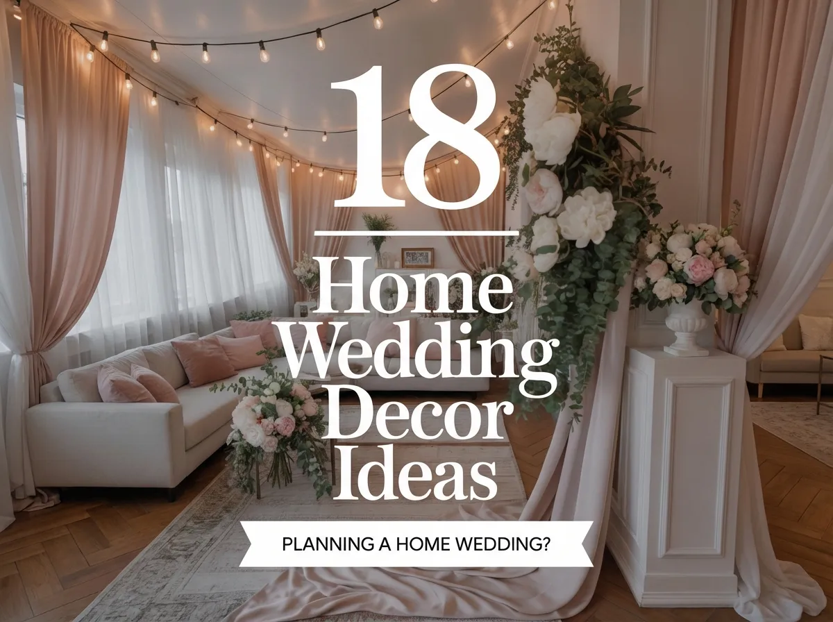 18 Home Decor Ideas For A Wedding