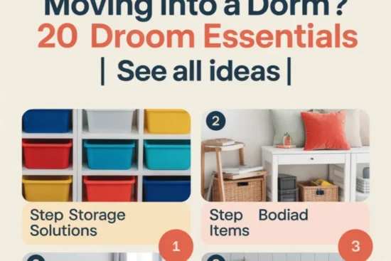 20 Dorm Room Essentials