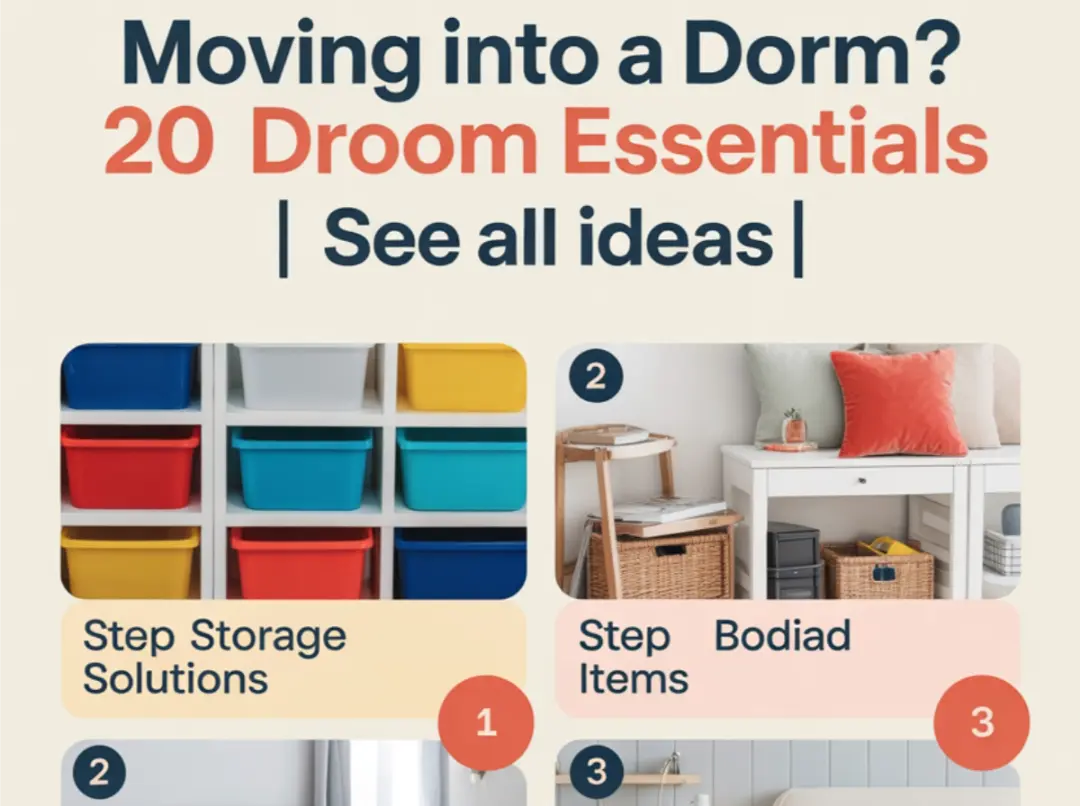 20 Dorm Room Essentials
