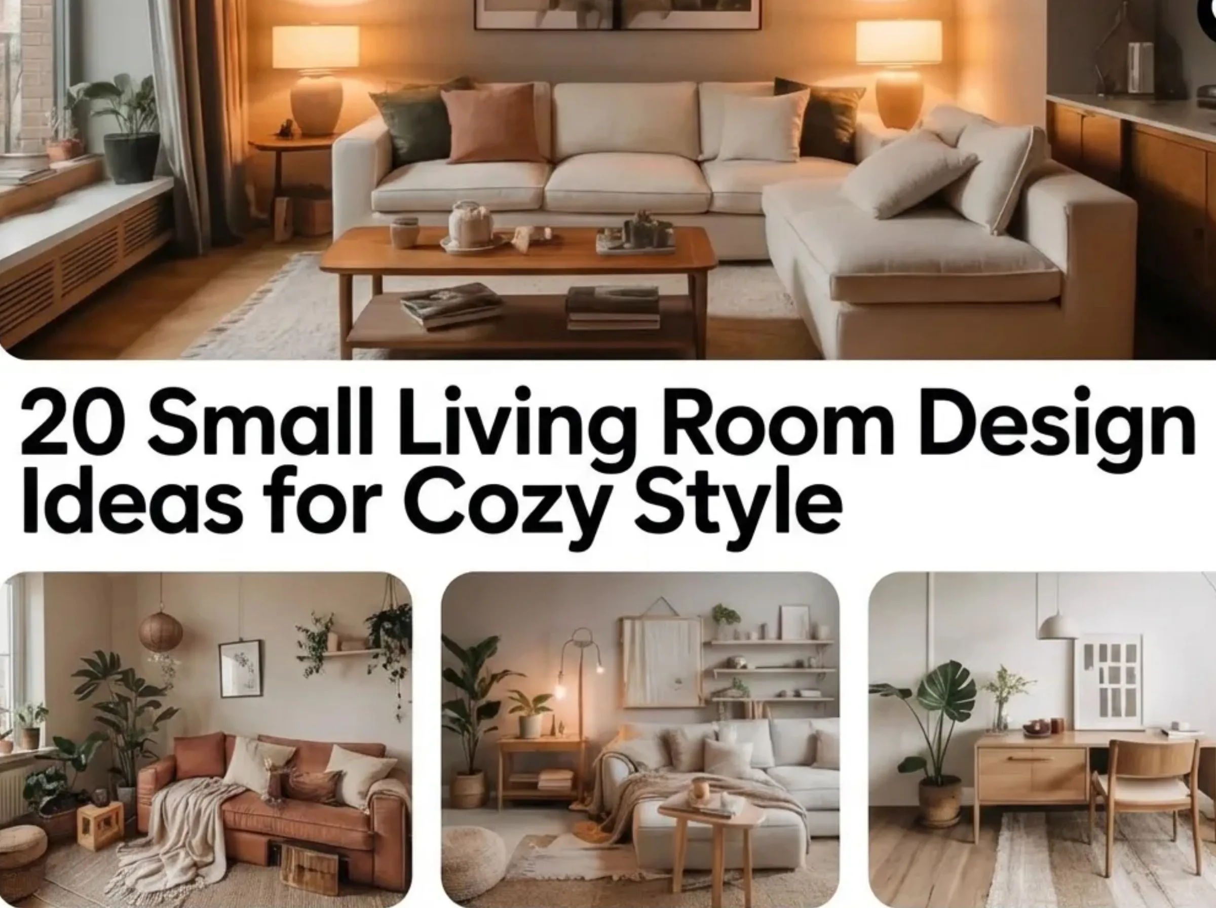 20 Small Living Room Design Ideas for Cozy Style