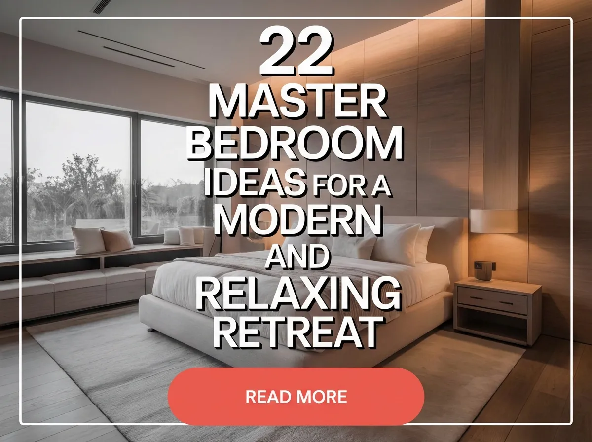 22 Master Bedroom Ideas for a Modern and Relaxing Retreat