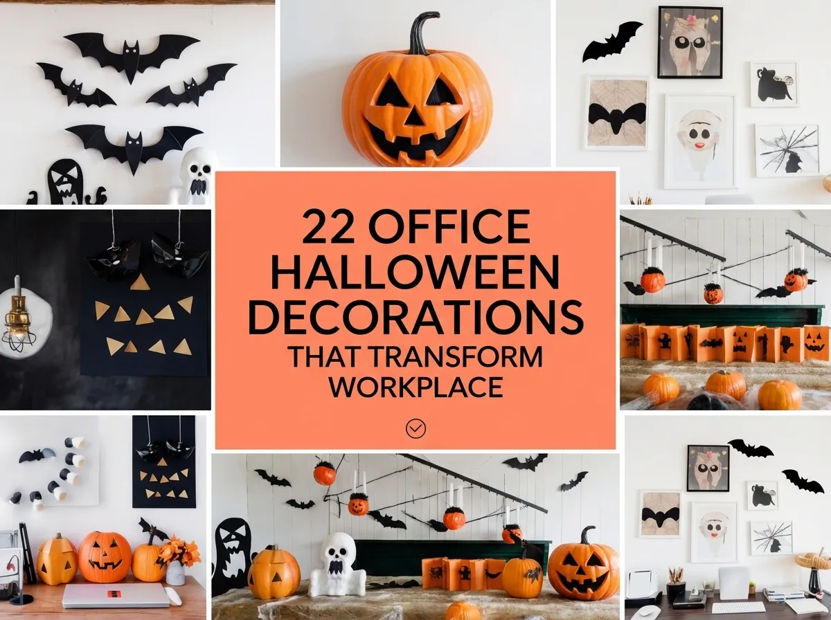 22 Office Halloween Decorations That Transform Workplace