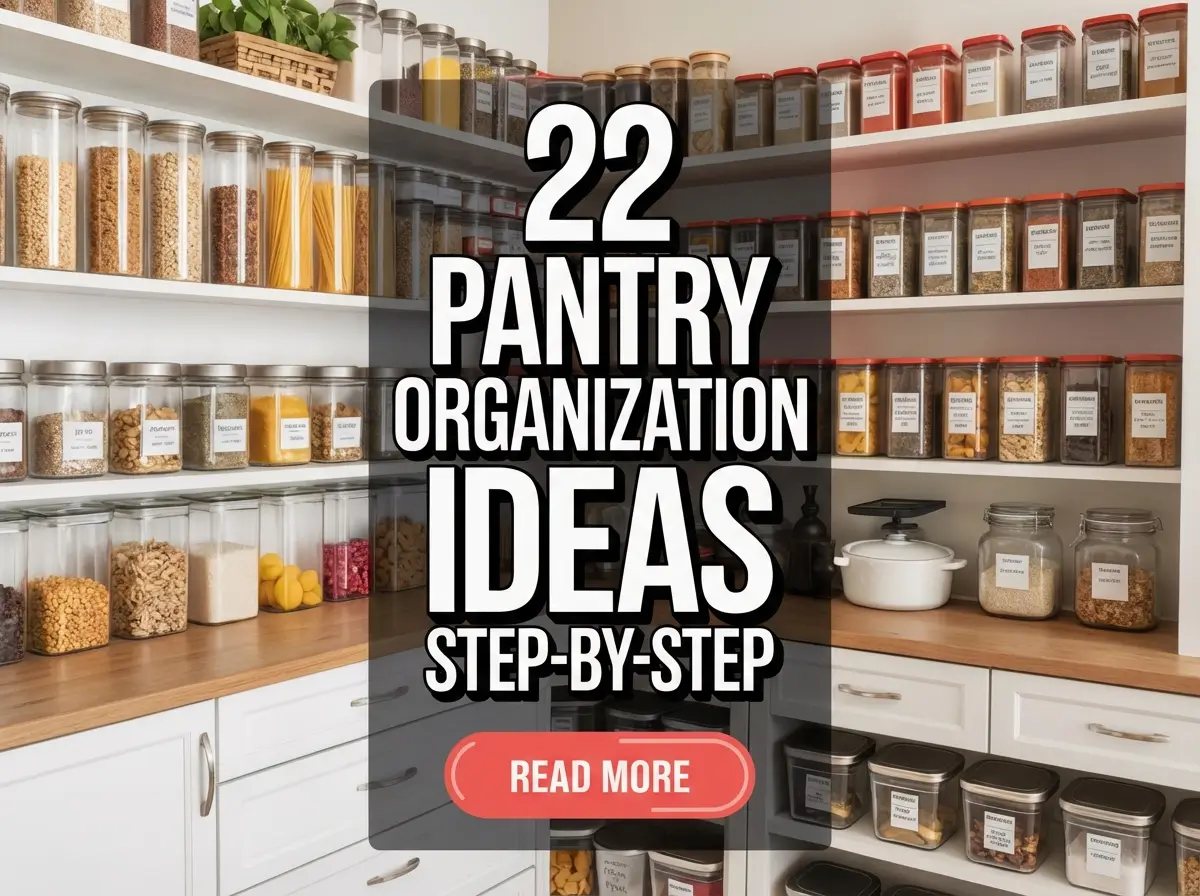22 Pantry Organization Ideas Step-By-Step
