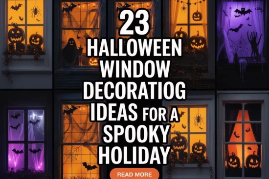 23 Halloween Window Decoration Ideas for a Spooky Holiday