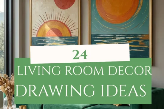 24 Living Room Decor Drawing Ideas