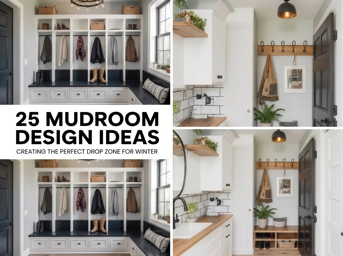 25 Mudroom Design Ideas Creating the Perfect Drop Zone for Winter