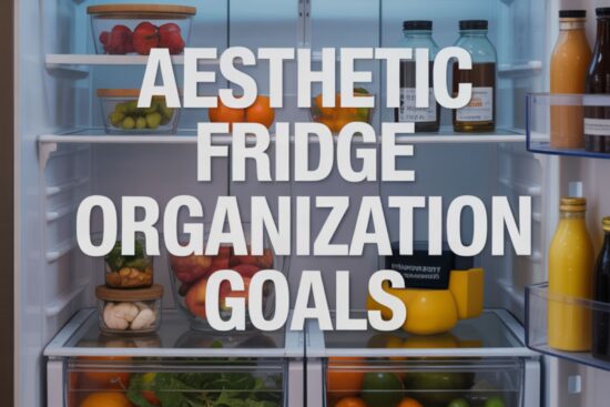 Aesthetic Fridge Organization