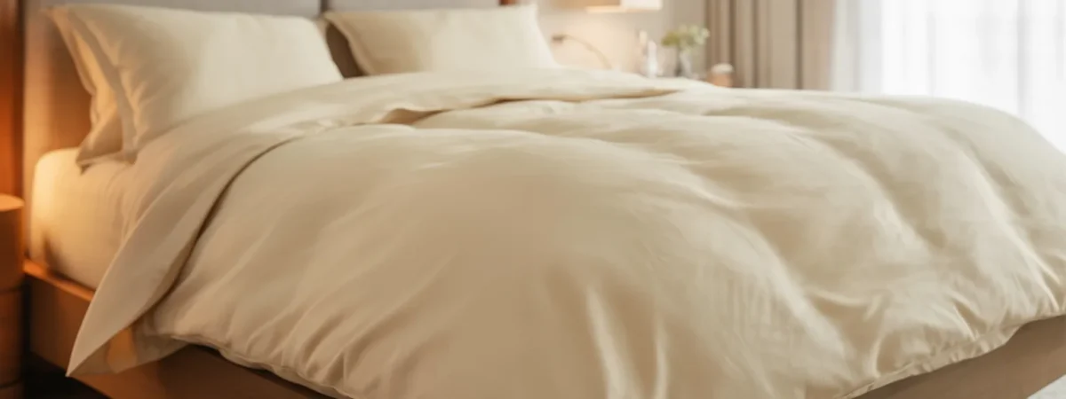 Bed with well-fitted breathable sheets