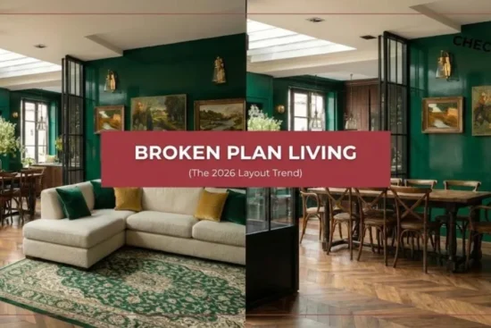 Broken Plan Living (The 2026 Layout Trend)