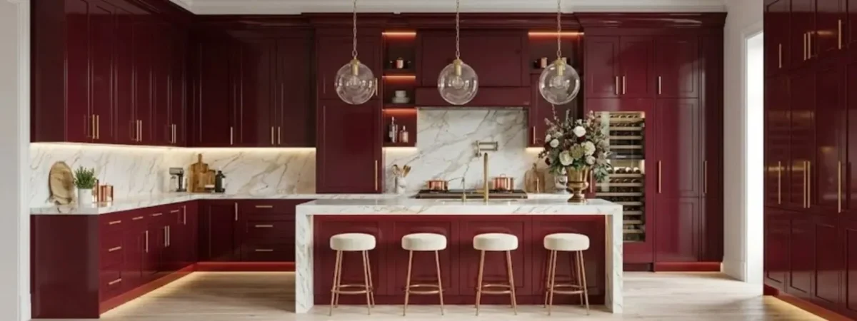 Combining Burgundy and Brown