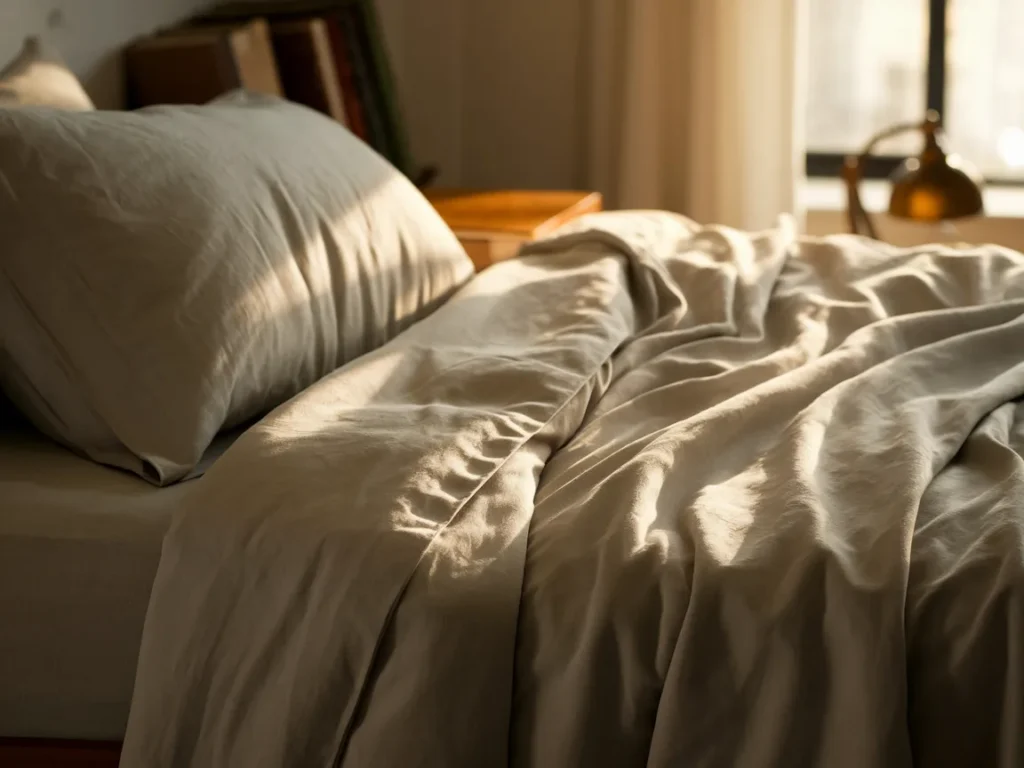 Dorm bed with Twin XL sheets