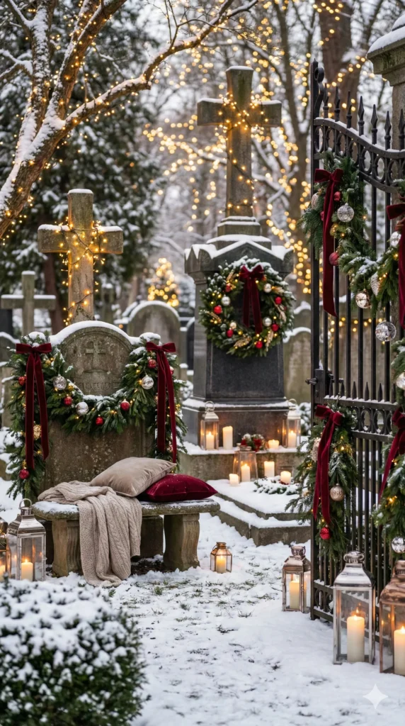 Graveyard Scene on the Lawn