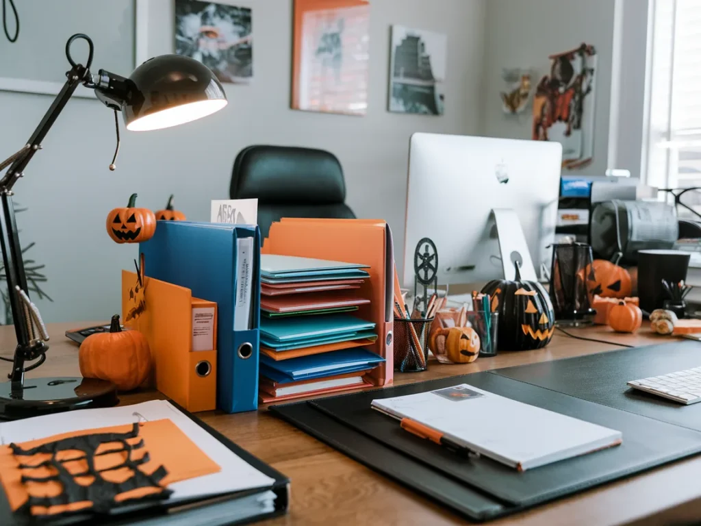 Office break room snack station 