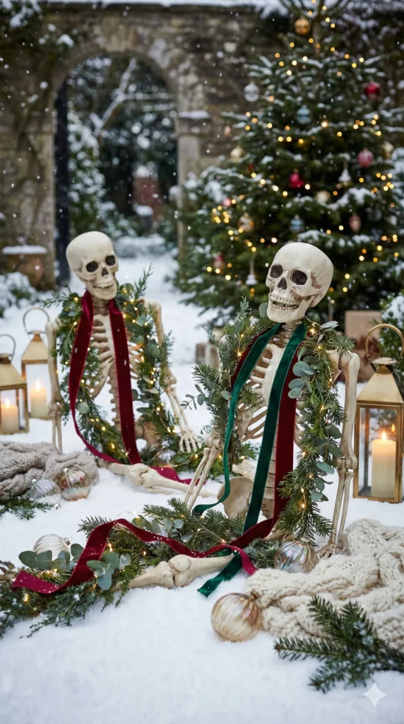 Add Fake Skeletons Rising From the Ground