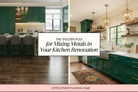 The Golden Rule for Mixing Metals in Your Kitchen Renovation