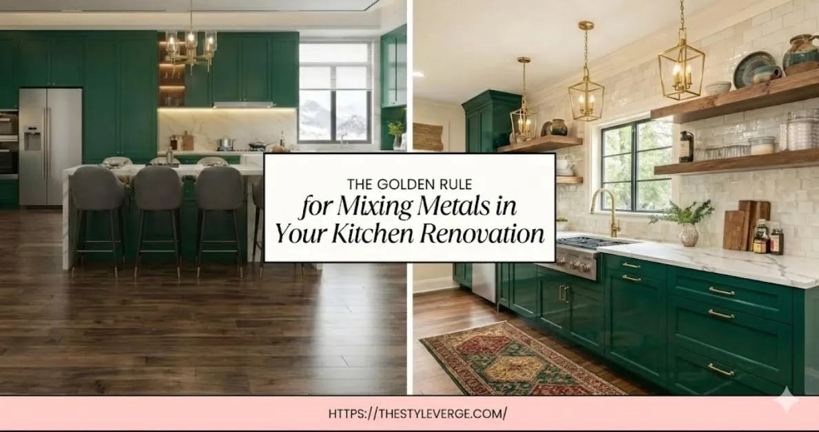 The Golden Rule for Mixing Metals in Your Kitchen Renovation