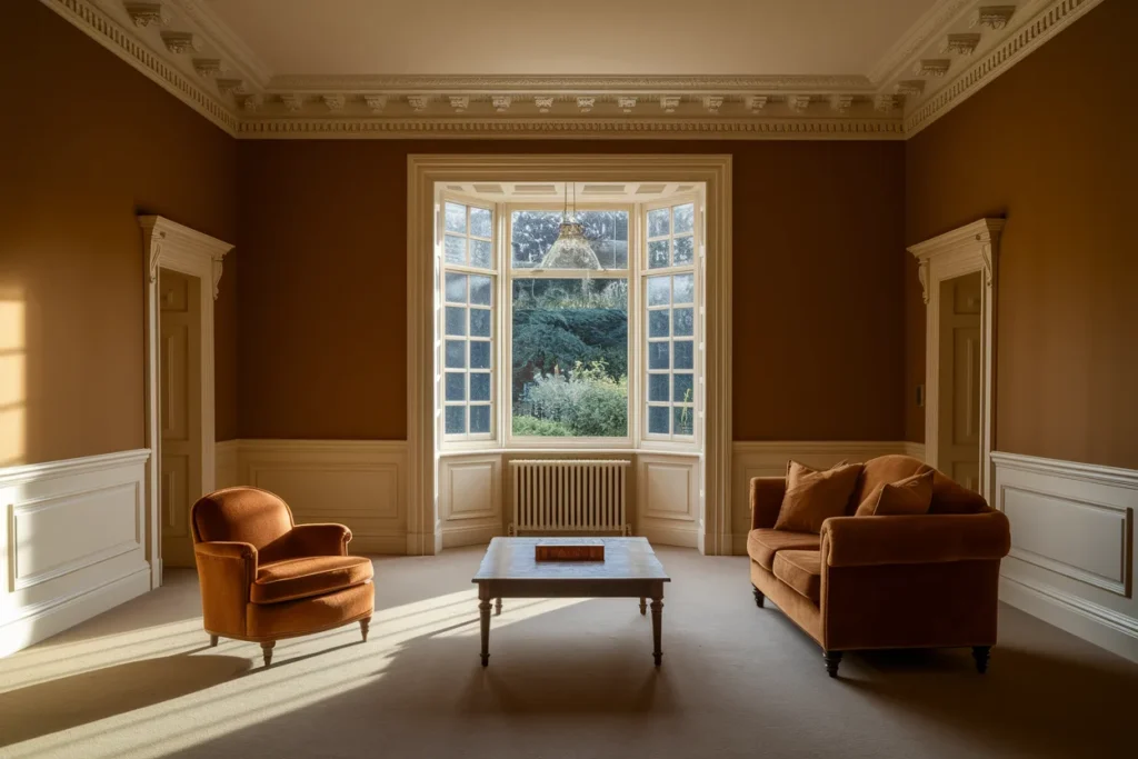 crown molding and wall trim details