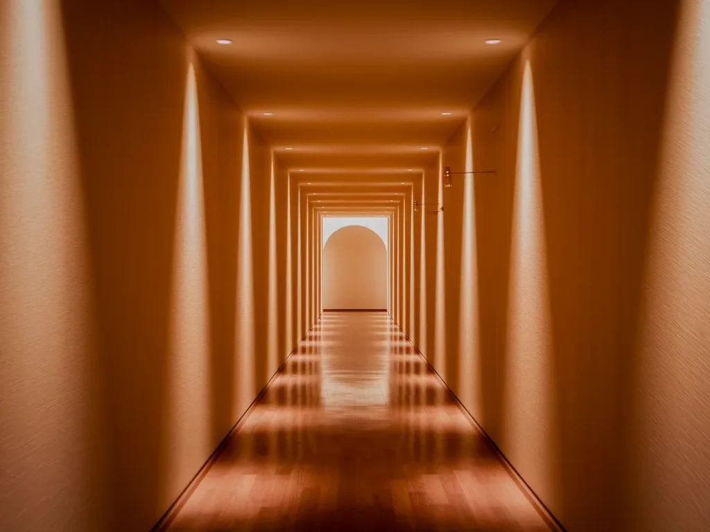 hallway showing final optimized layout