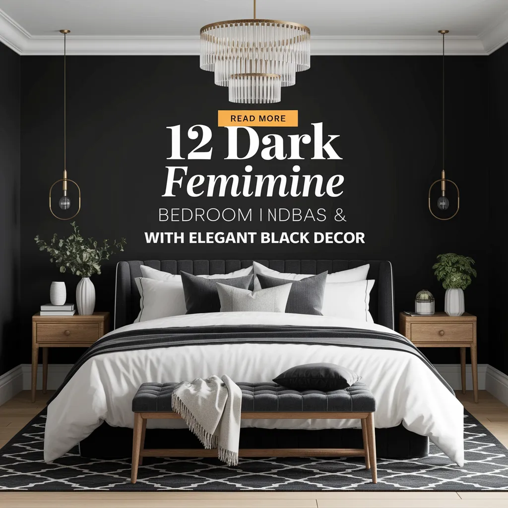 12 Dark Feminine Bedroom Ideas That Transform Your Space