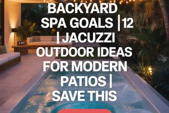 12 Jacuzzi Outdoor Ideas for Modern Patios