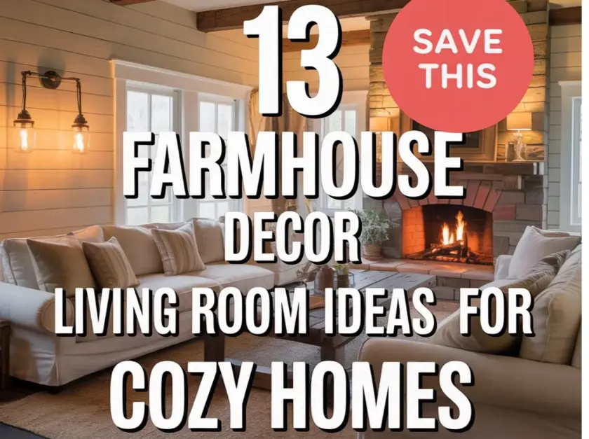13 Farmhouse Decor Living Room Ideas Create a Cozy, Timeless Space