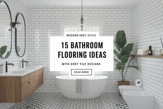 15 Bathroom Flooring Ideas That Are Both Beautiful and Practical
