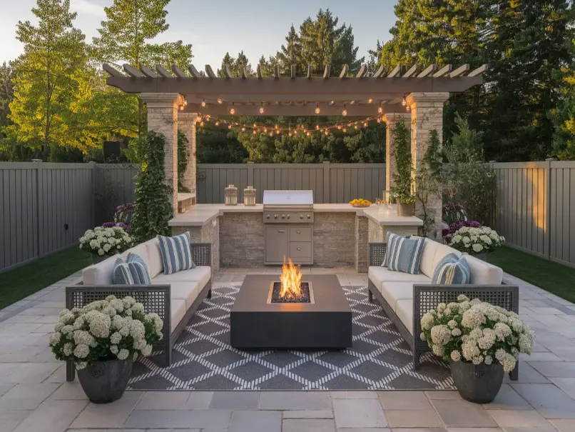 Beautiful complete patio showcase