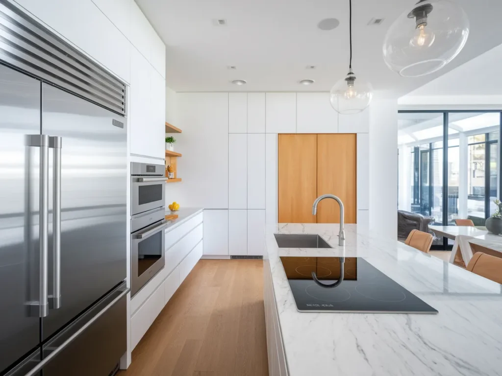 modern kitchen featuring stainless steel Energy Star appliances