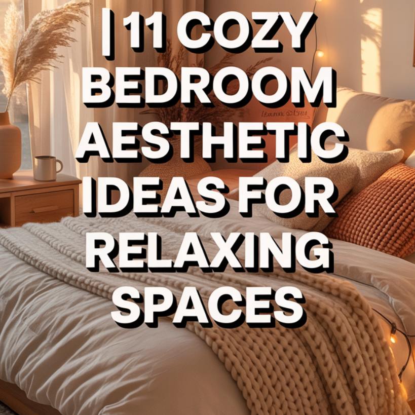 11 Cozy Bedroom Aesthetic Ideas for Relaxing Spaces