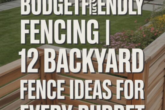 12 Backyard Fence Ideas for Every Budget