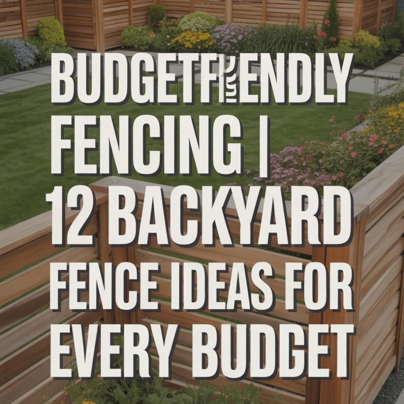 12 Backyard Fence Ideas for Every Budget