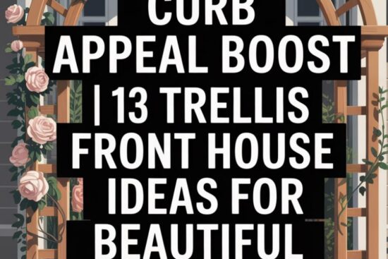 13 Trellis Front House Ideas