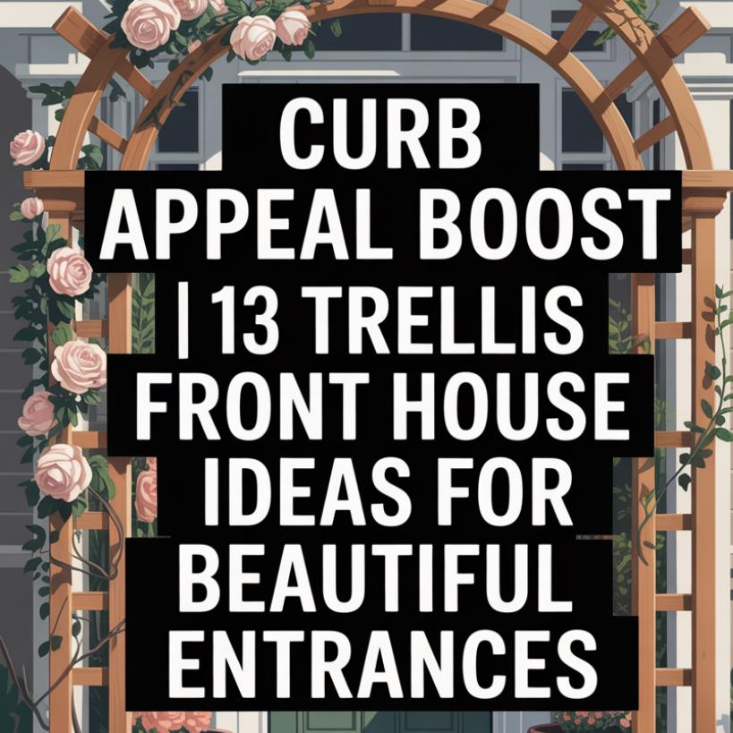 13 Trellis Front House Ideas