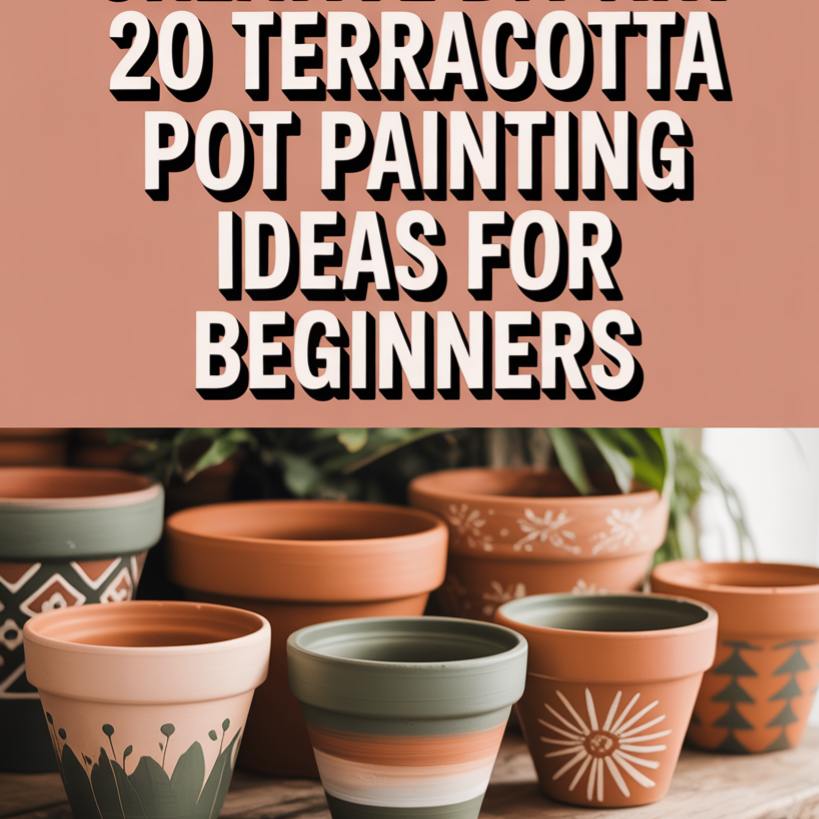 20 Terracotta Pot Painting Ideas
