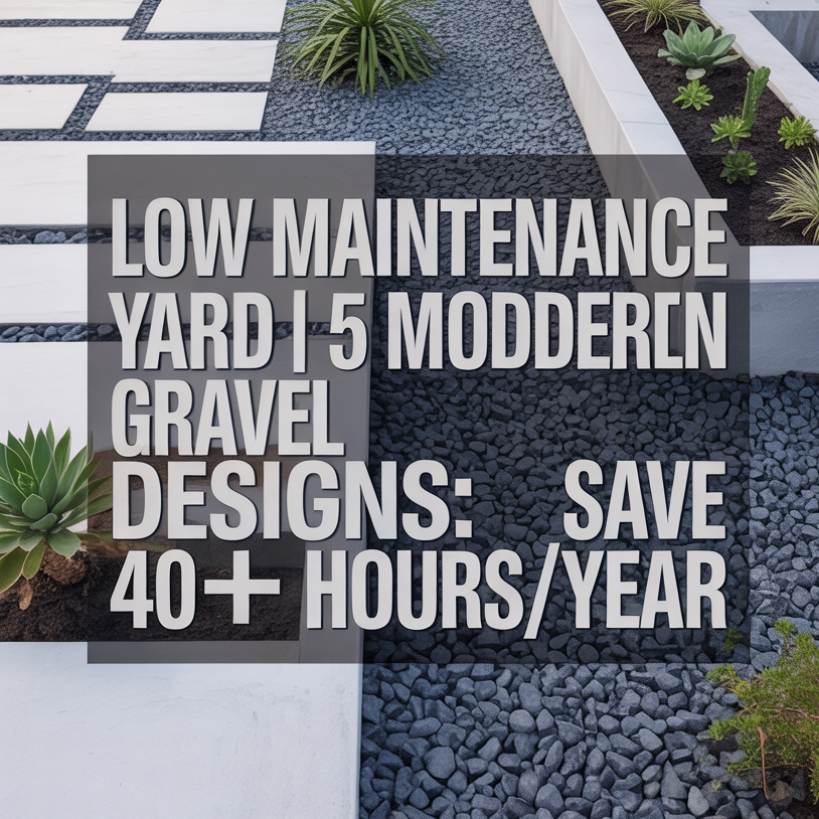 5 Modern Gravel Designs: Save 40+ Hours/Year