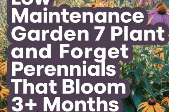 7 Plant and Forget Perennials That Bloom 3+Mo