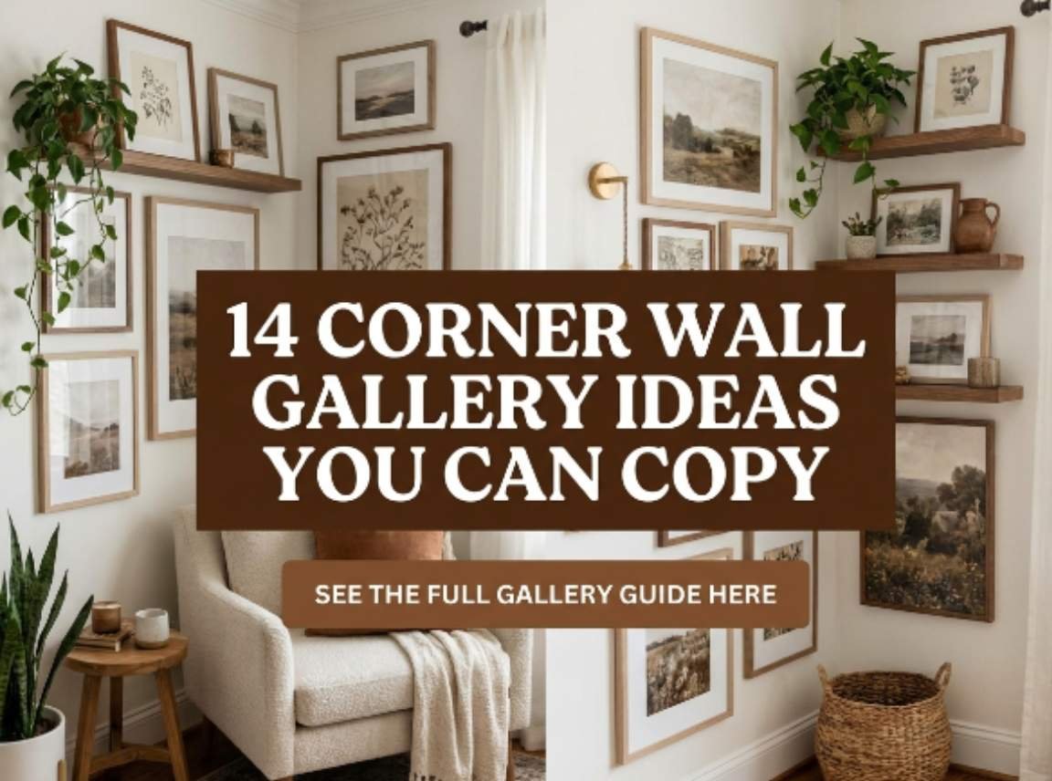 14 Corner Wall Gallery Ideas You Can Copy