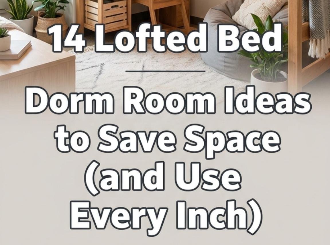 14 Lofted Bed Dorm Room Ideas to Save Space (and Use Every Inch)