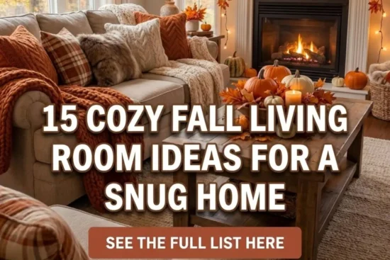 15 Cozy Fall Living Room Ideas for a Snug Home